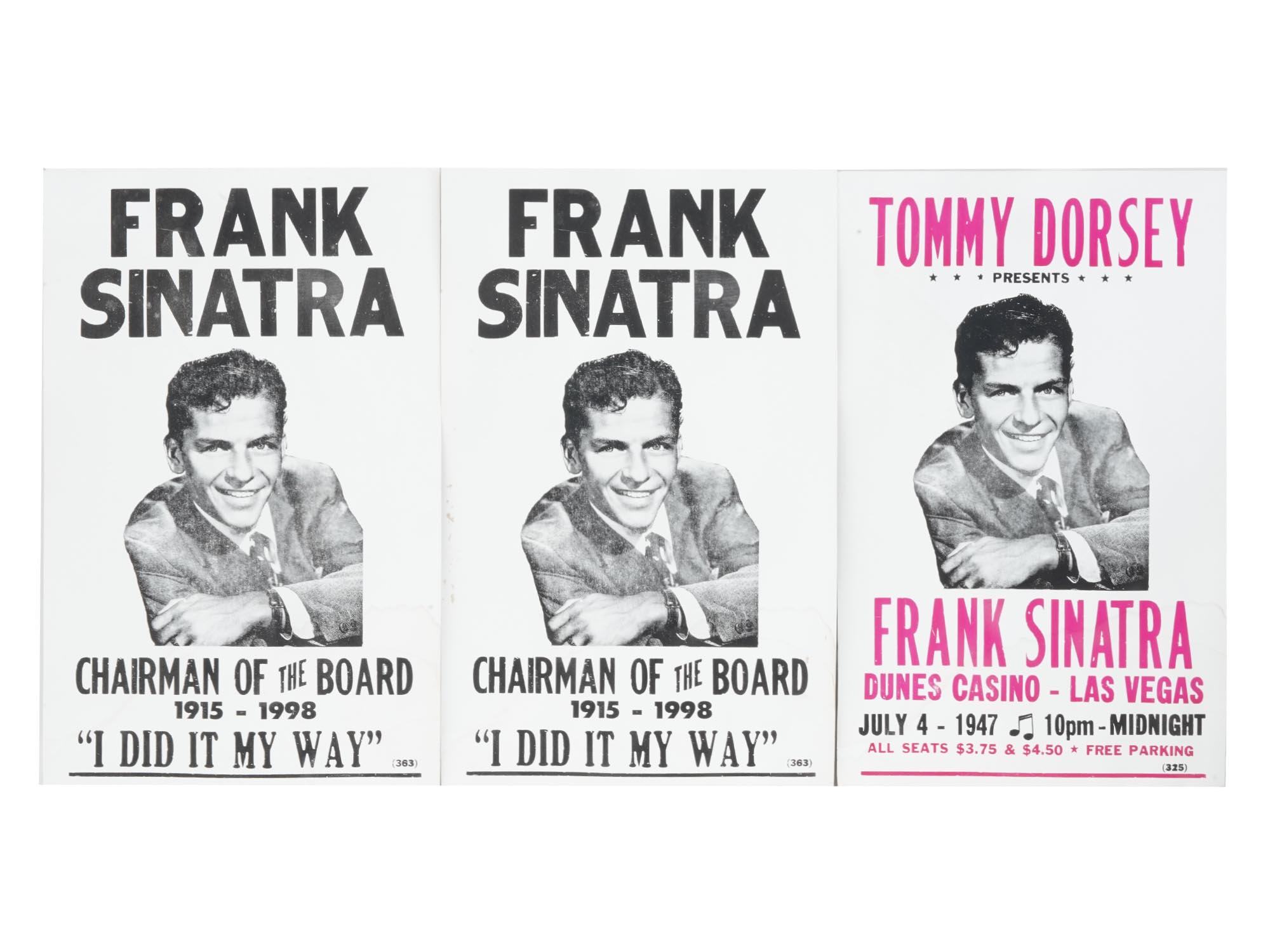 TRIBUNE SHOWPRINT WALL POSTERS WITH FRANK SINATRA PIC-1